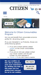 Mobile Screenshot of citizen-consumables.com